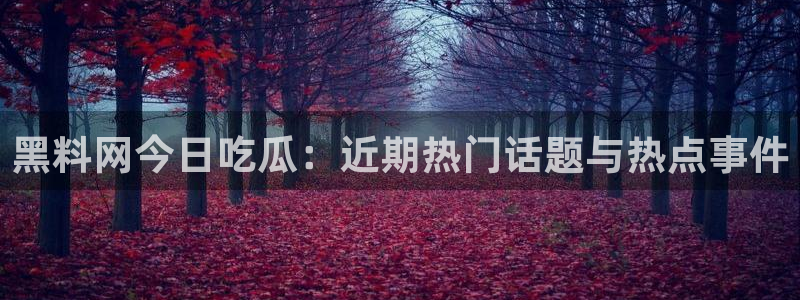 51吃瓜网 张津瑜：黑料网今日吃瓜：近期热门话题与热点事件